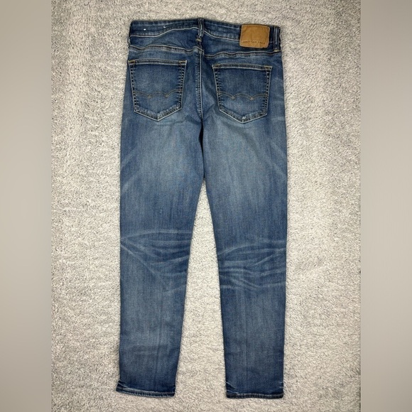 American Eagle Jeans Mens 31 x 30 Skinny Next Level Flex Regular Wash Denim - Picture 6 of 6